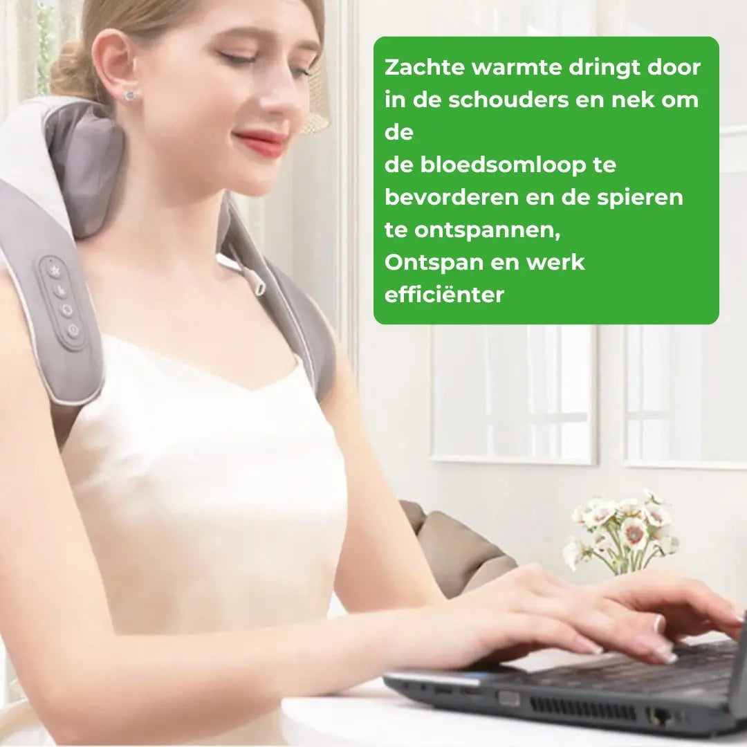 ThermoRelief ™ Nek - en Schoudermassage - Kompresso